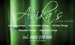 Anikas Massage Therapy - Nambucca Heads Accommodation 0