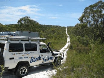 Beach trekkers North Stradbroke Island - Nambucca Heads Accommodation