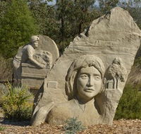 Heritage Sculptures at Pensioners Hill Lookout - Nambucca Heads Accommodation