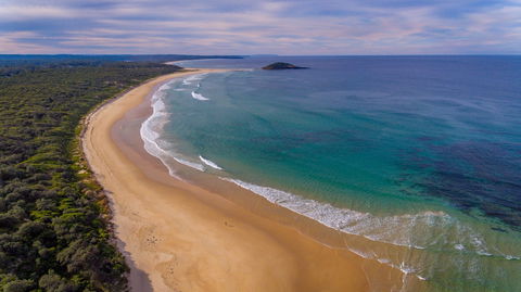 Tabourie Point Beach - Nambucca Heads Accommodation 0
