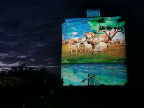 Quorn Silo Light Show - Nambucca Heads Accommodation 0