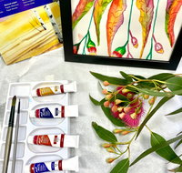 Watercolour Paint  Sip Class Eucalyptus Leaves - Nambucca Heads Accommodation