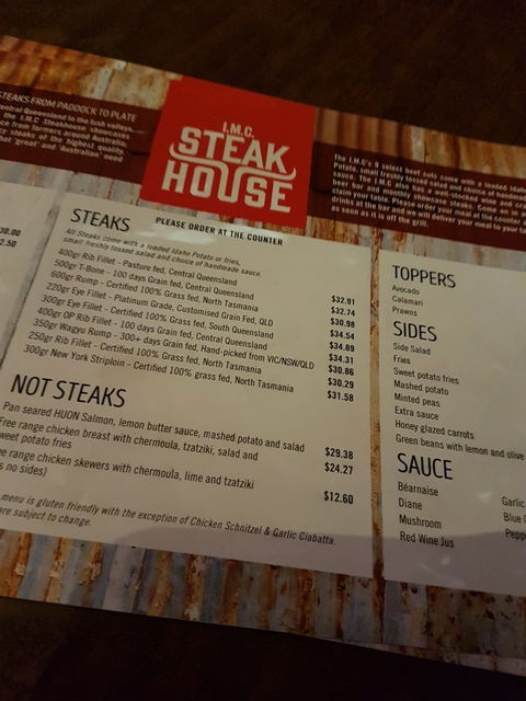 IMC Steak House - Nambucca Heads Accommodation 5