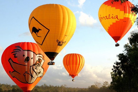 Natural Bridge & Springbrook Waterfalls Tour + Hot Air Balloon With Breakfast - Nambucca Heads Accommodation 0
